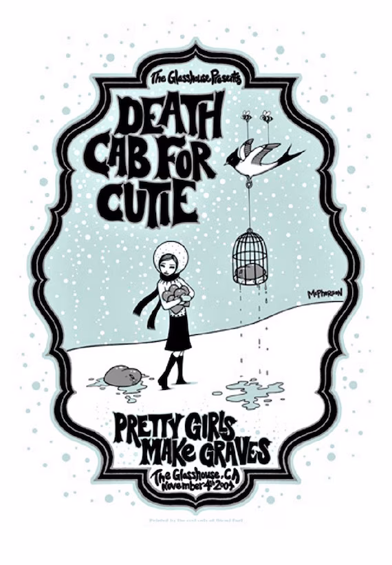 Death Cab for Cutie at The Glasshouse, 2004 — Tara McPherson